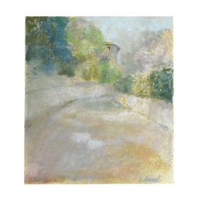 Pastel Landscape Painting