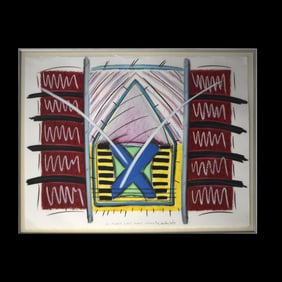 Modern Abstract Lithograph