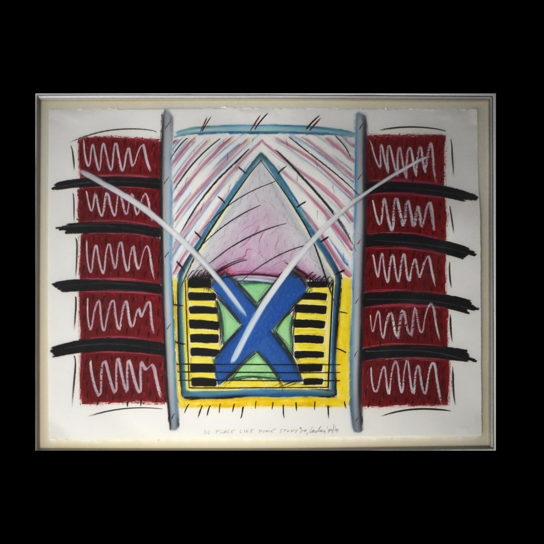 Modern Abstract Lithograph (1 of 6)