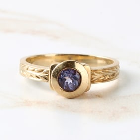 Tanzanite and 14K Ring