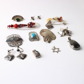 Collection of Sterling Silver Jewelry