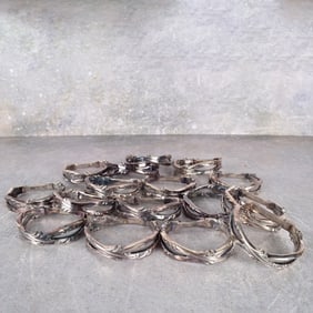 Gump's Silver Plated Napkin Holders