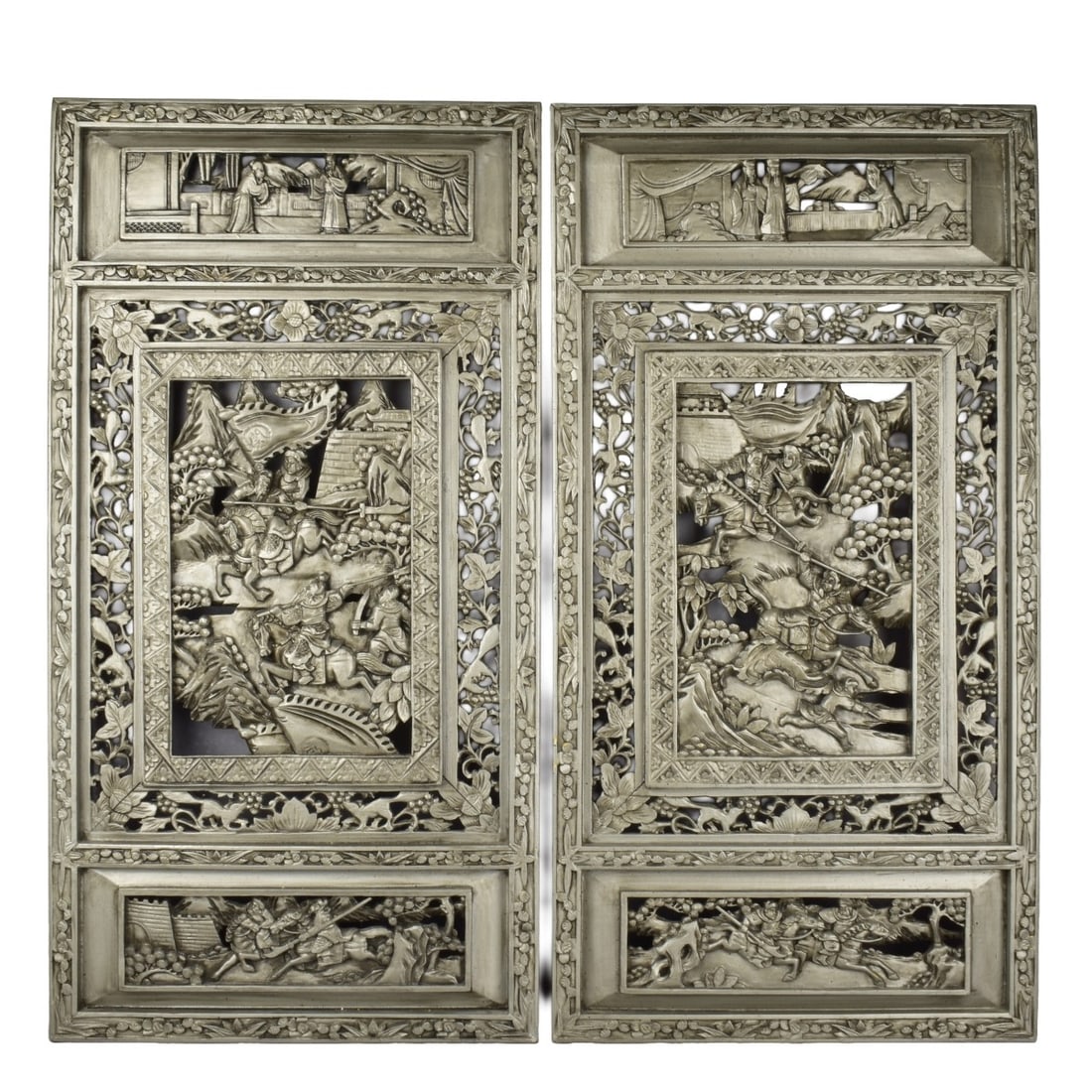 Antique Chinese Carved Wood Panels (1 of 8)