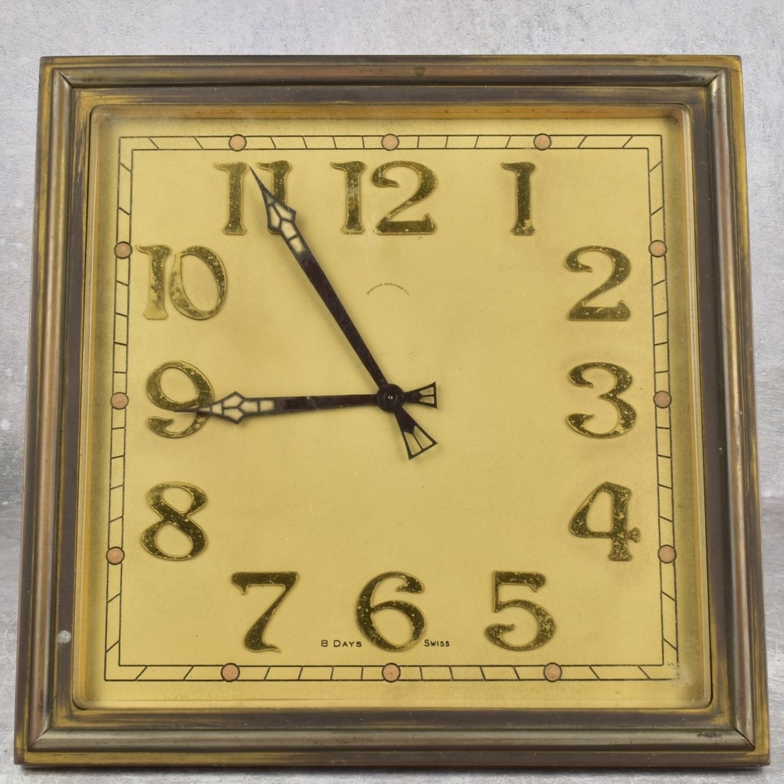 E. N. Welch Mfg. Co. Dolar　アンティーク時計 E.n. Welch Mfg. Co. Clock