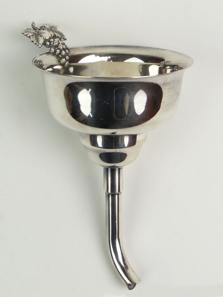 Ercuis St. Hilaire Silver Plate Wine Strainer. Signed S Apr 24, 2013