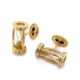 Diamond and 18K Cufflinks