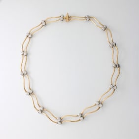 Diamond and 14K Necklace