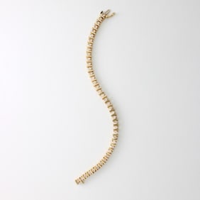 Diamond and 14K Tennis Bracelet
