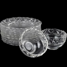 Tiffany & Co "Hearts" Crystal Glass Ware