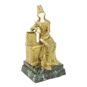 Xavier Raphanel (20th C.) Bronze Woman