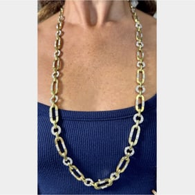 Diamond and 18K Necklace