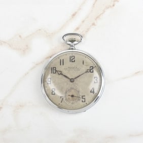Art Deco Rolex Platinette Pocket Watch