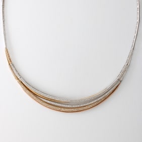 Diamond and 14K Necklace