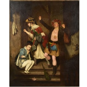 British School Oil on Canvas