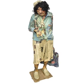 Life Size Paper Mache Lady