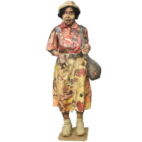 Life Size Paper Mache Lady