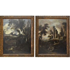 Two Mnnr. of: Alessandro Magnasco (1667 - 1749)