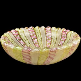 Vintage Venetian Murano Glass Bowl
