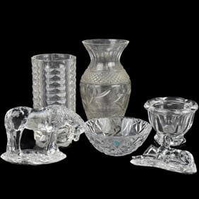 Tiffany & Co, Baccarat, Waterford Crystal