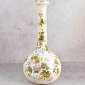 Antique Hand Painted Vase