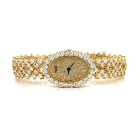 Piaget Diamond and 18K Watch