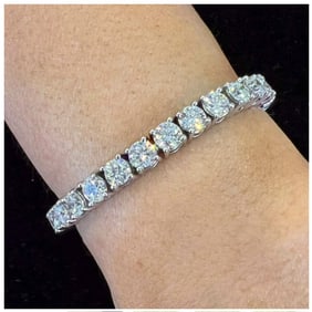 Diamond and 14K Tennis Bracelet