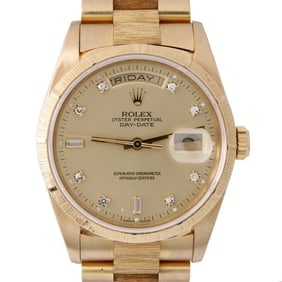 Rolex 18K Day Date Watch