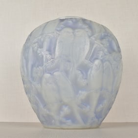 Rene Lalique "Perruches" Vase