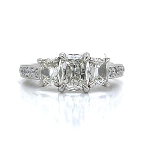 Diamond and Platinum Ring