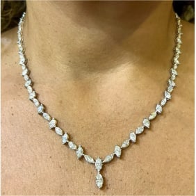 Diamond and Platinum Necklace