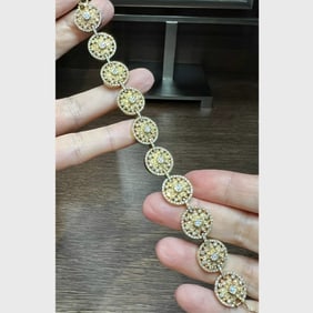 Diamond and 14K Bracelet