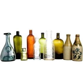 Vintage Glass/Stoneware Bottles