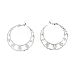 Diamond and 18K Earrings