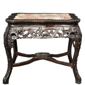 Asian Marble Top Table