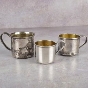 Sterling Silver Baby Cups