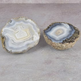 Cut and Polished Natural Geodes