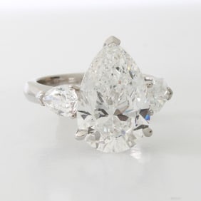 GIA Diamond and 18K Ring