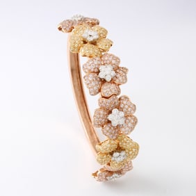 Diamond and 14K Bracelet