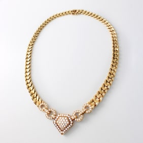 Diamond and 18K Necklace