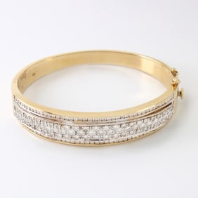 Diamond and 14K Bracelet