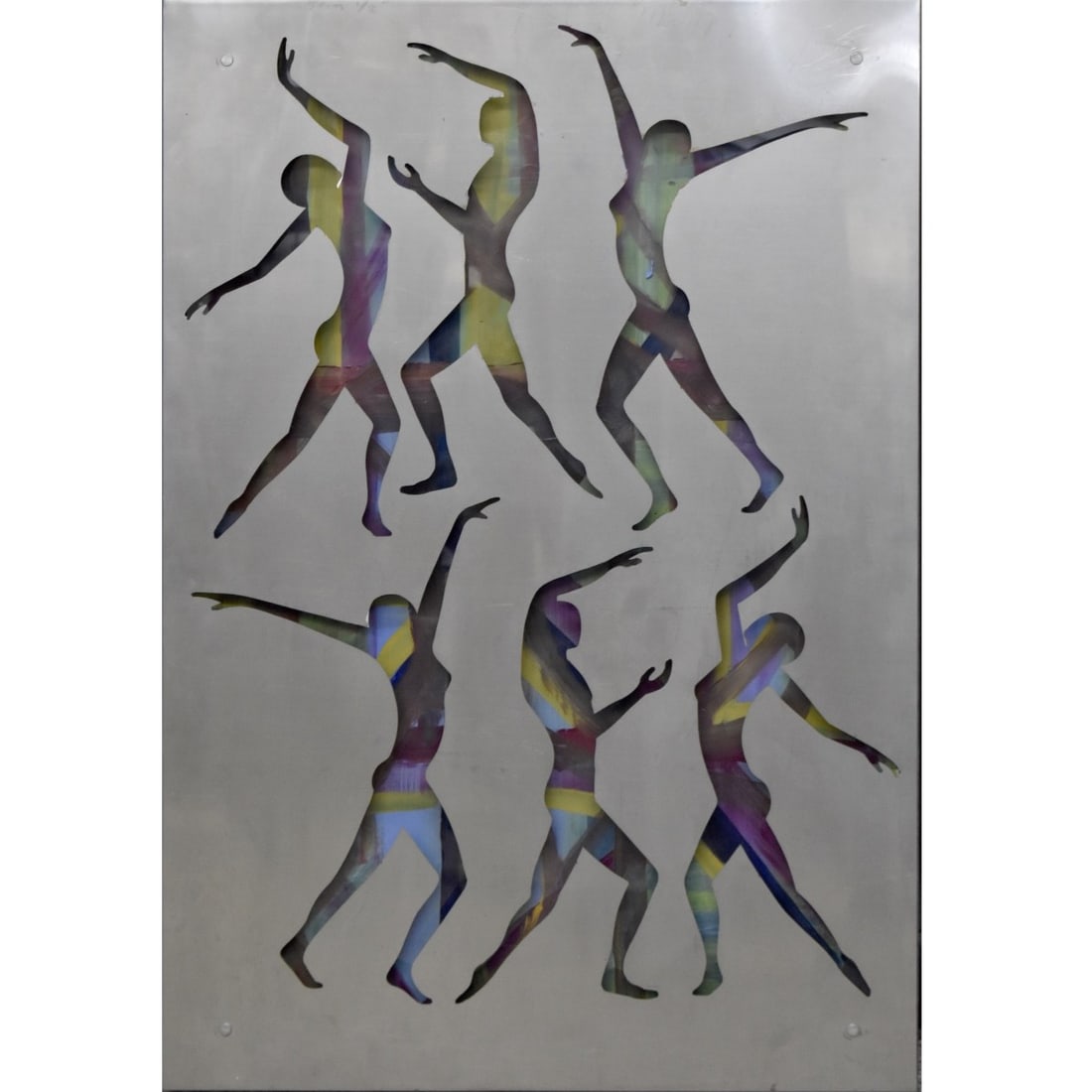 Modern Abstract, Acrylic and Metal Wall Art (1 of 8)