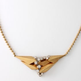 Diamond and 18K Necklace