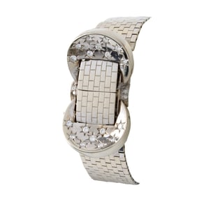 14K and Diamond Bracelet Watch