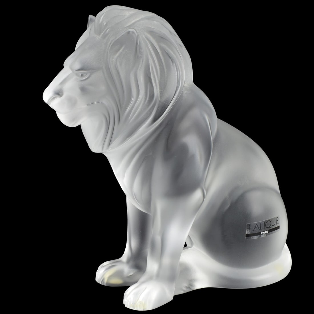 Lalique "Bamara" Lion Sculpture (1 of 9)