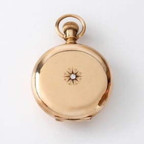 Illinois Watch Co 14K Pocket Watch