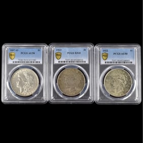 PCGS Graded U.S. Silver Dollars