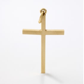 18K Cross Pendant