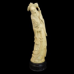 Antique Chinese Carved Immortal Figure