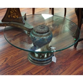 Chinese Urn as a Coffee Table