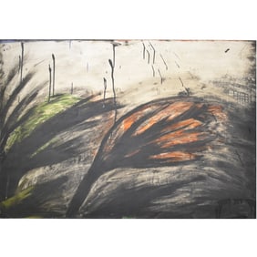 Large Abstract Lithographic Print